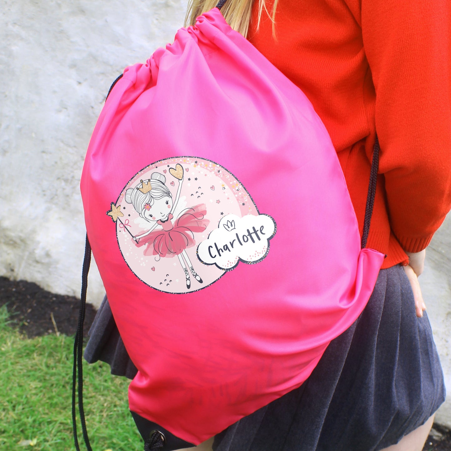 Personalised Fairy Pink Kit Bag: 6 - Kids Bags By Gift Moments