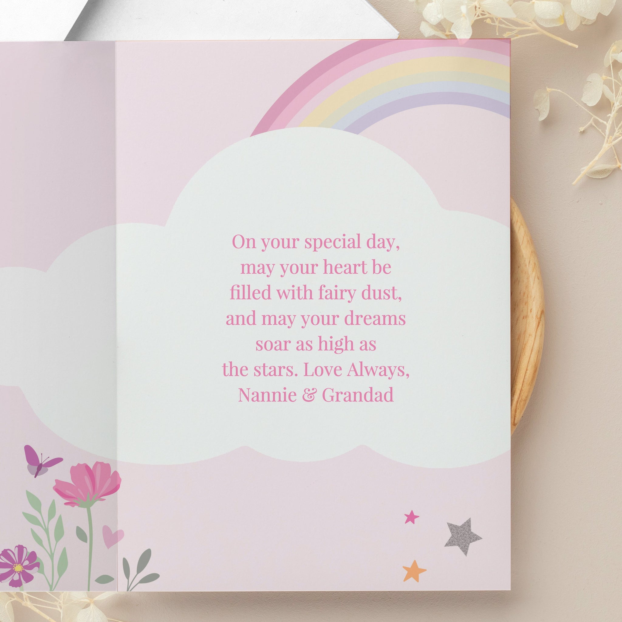Personalised Fairy Princess Birthday Card: 4 - Greeting Cards By Gift Moments
