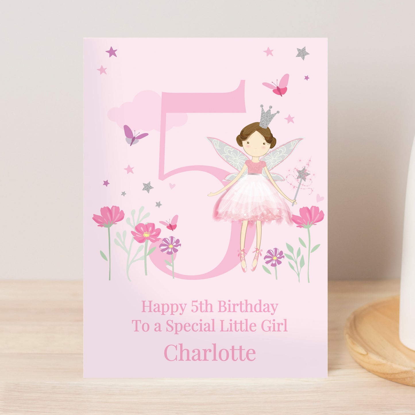 Personalised Fairy Princess Birthday Card: 3 - Greeting Cards By Gift Moments