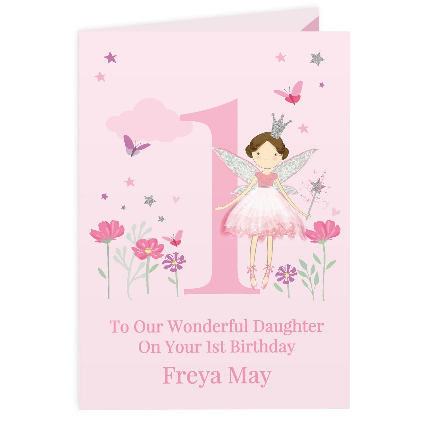 Personalised Fairy Princess Birthday Card: 5 - Greeting Cards By Gift Moments