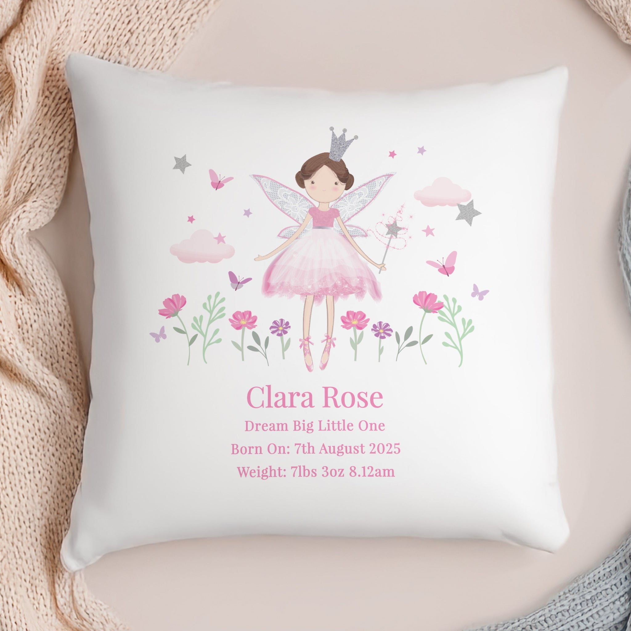 Personalised Fairy Princess Cushion: 1 - Cushions By Gift Moments