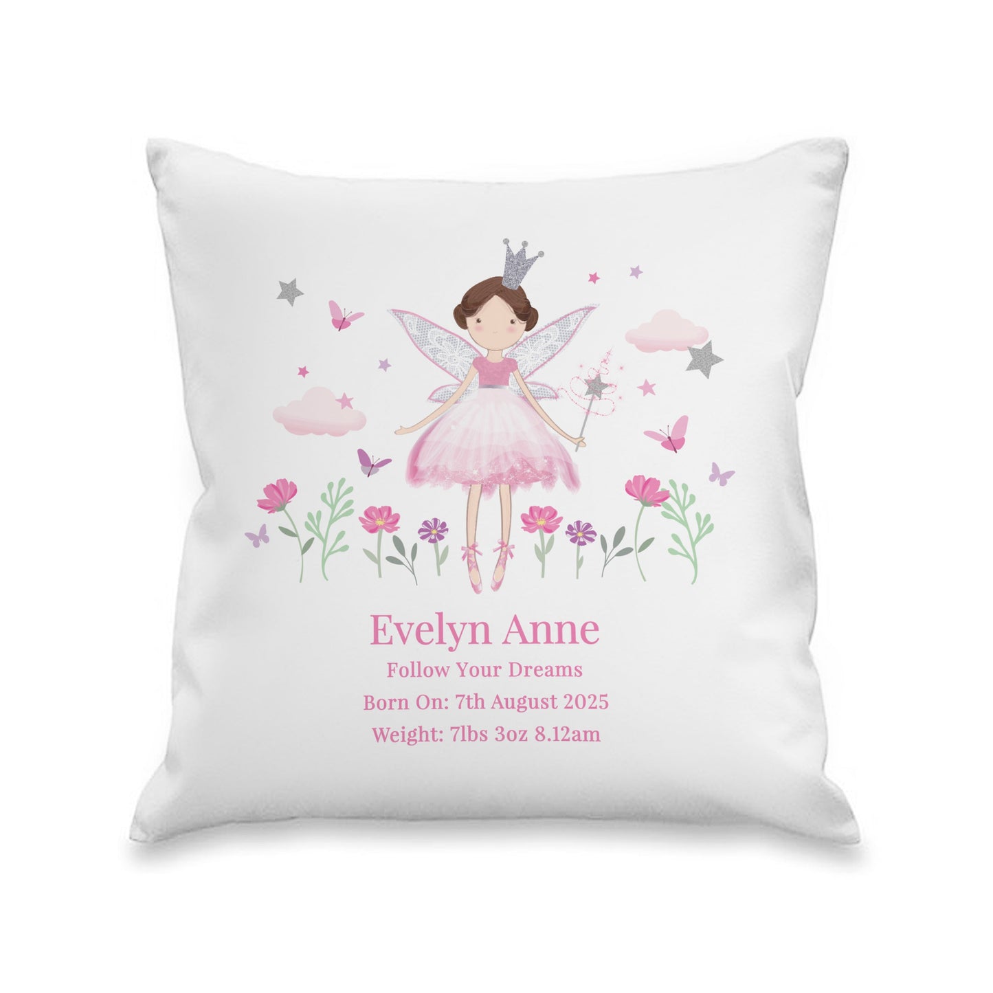 Personalised Fairy Princess Cushion: 4 - Cushions By Gift Moments