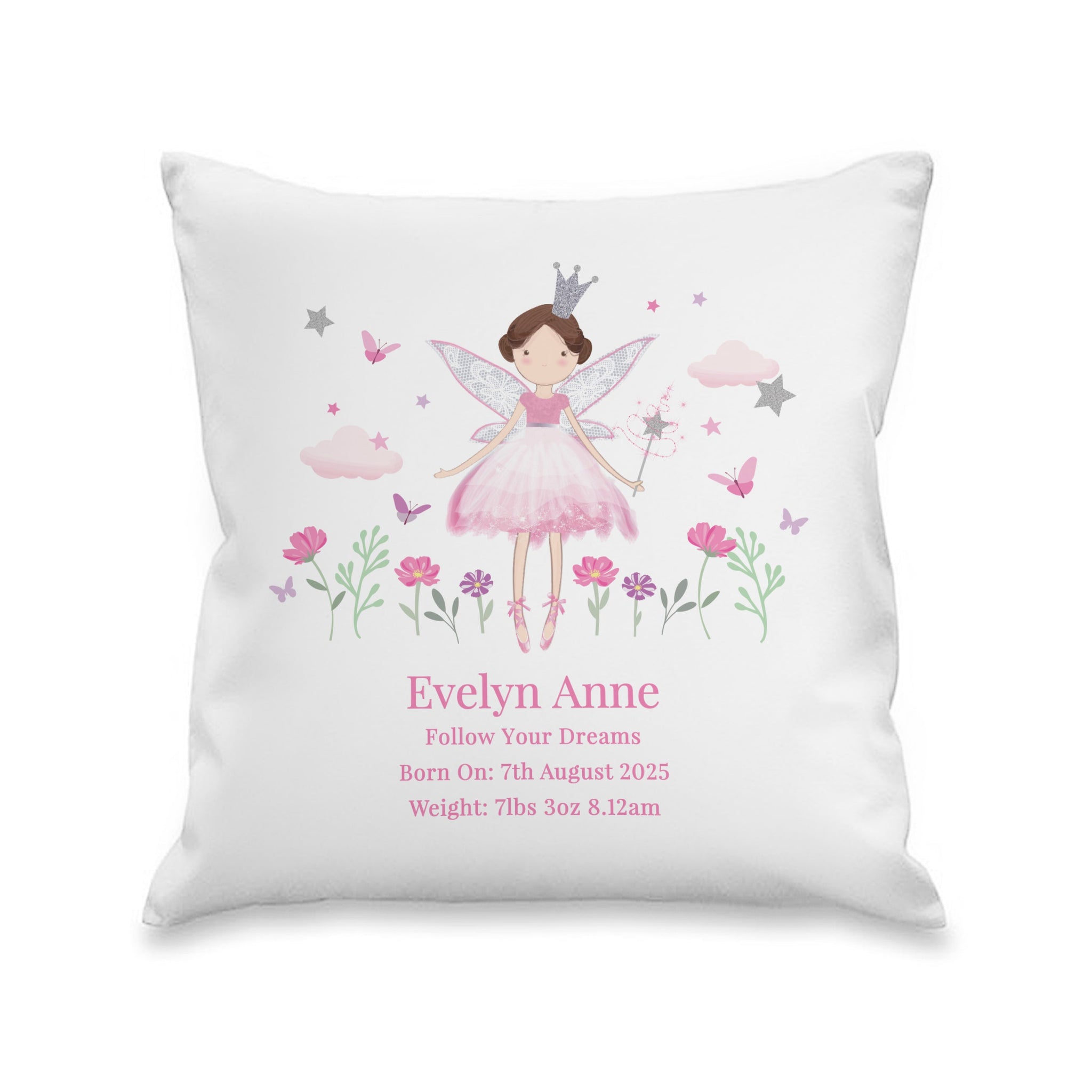 Personalised Fairy Princess Cushion: 4 - Cushions By Gift Moments