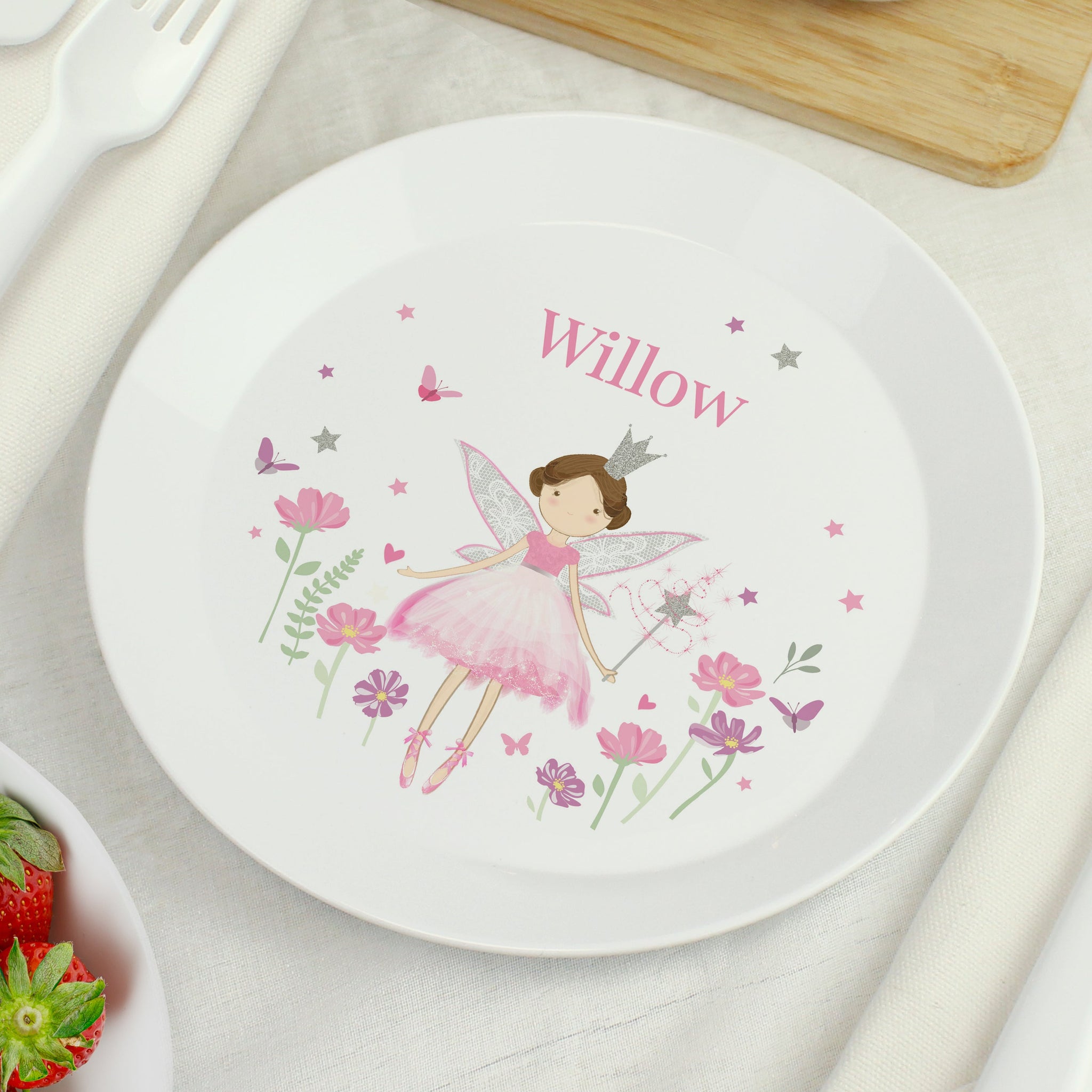 Personalised Fairy Princess Plate: 2 - Plates By Gift Moments