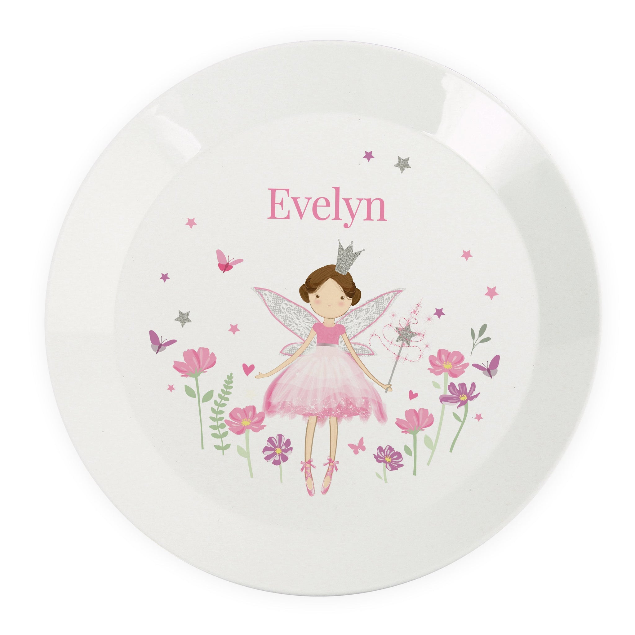 Personalised Fairy Princess Plate: 4 - Plates By Gift Moments