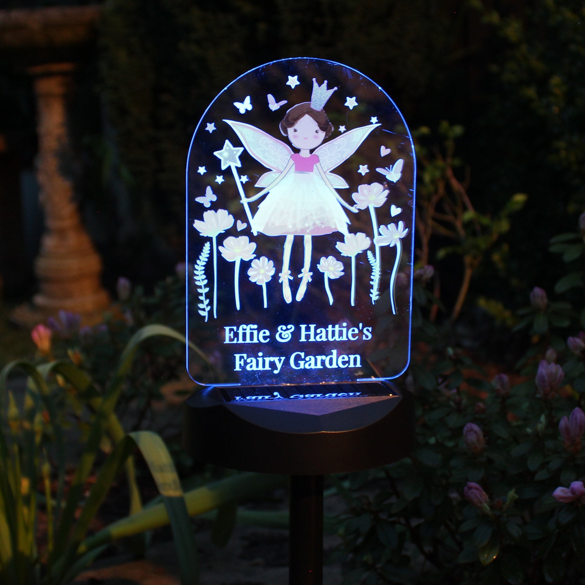 Personalised Fairy Princess Solar Light: 8 - Solar Lights By Gift Moments