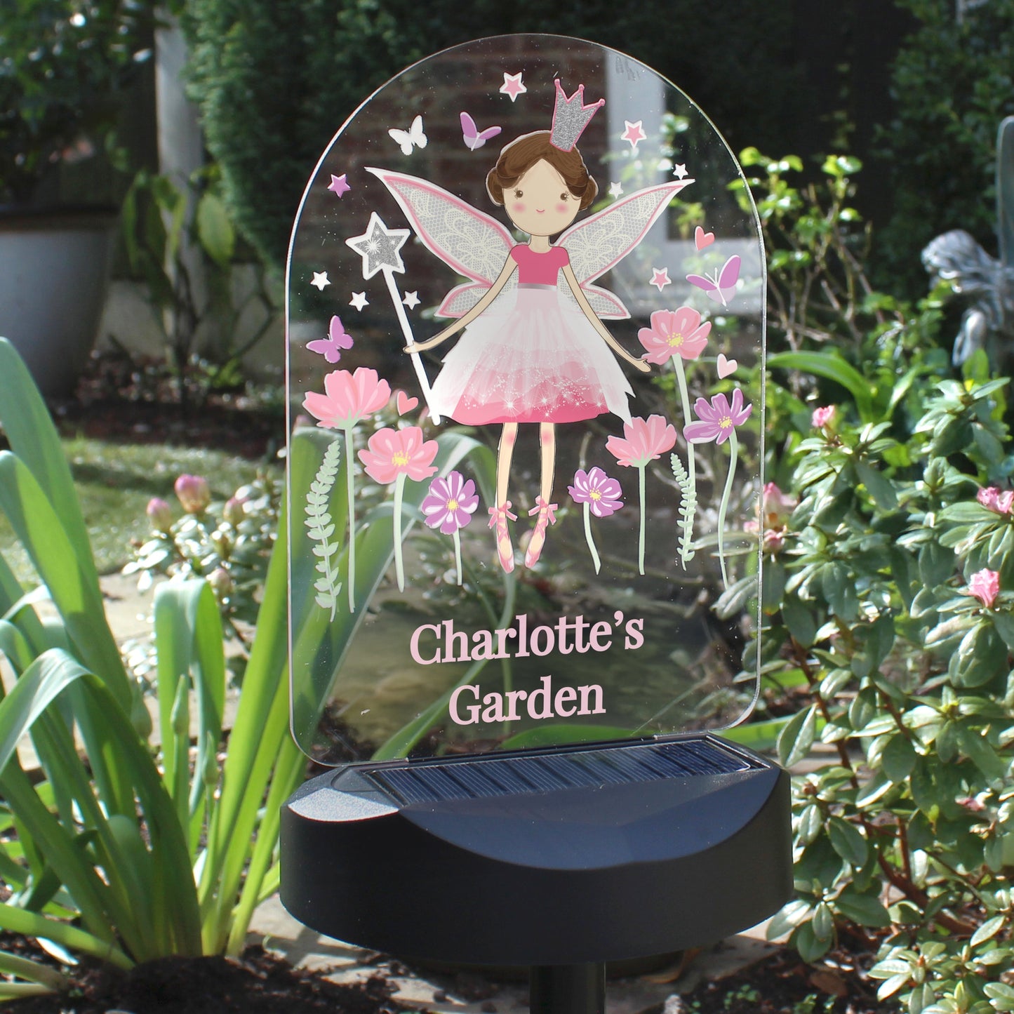 Personalised Fairy Princess Solar Light: 4 - Solar Lights By Gift Moments