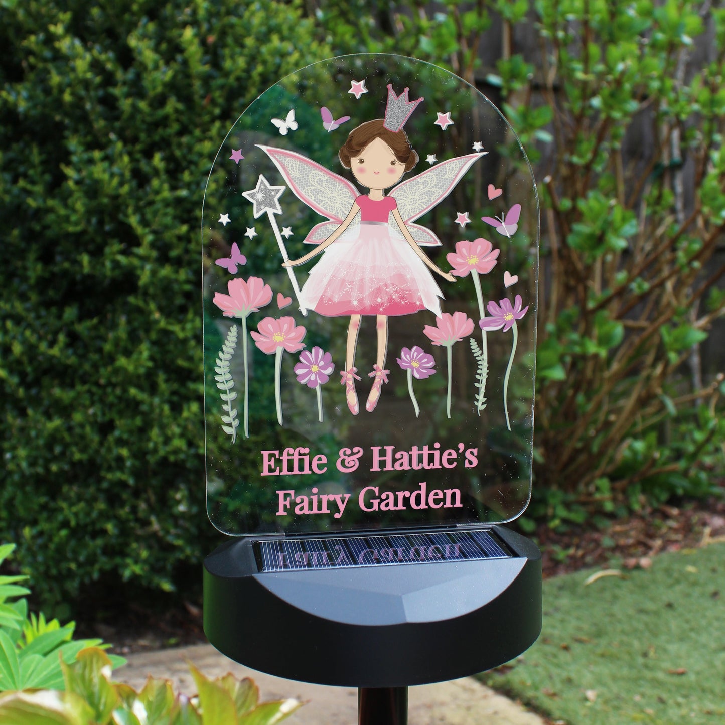 Personalised Fairy Princess Solar Light: 3 - Solar Lights By Gift Moments