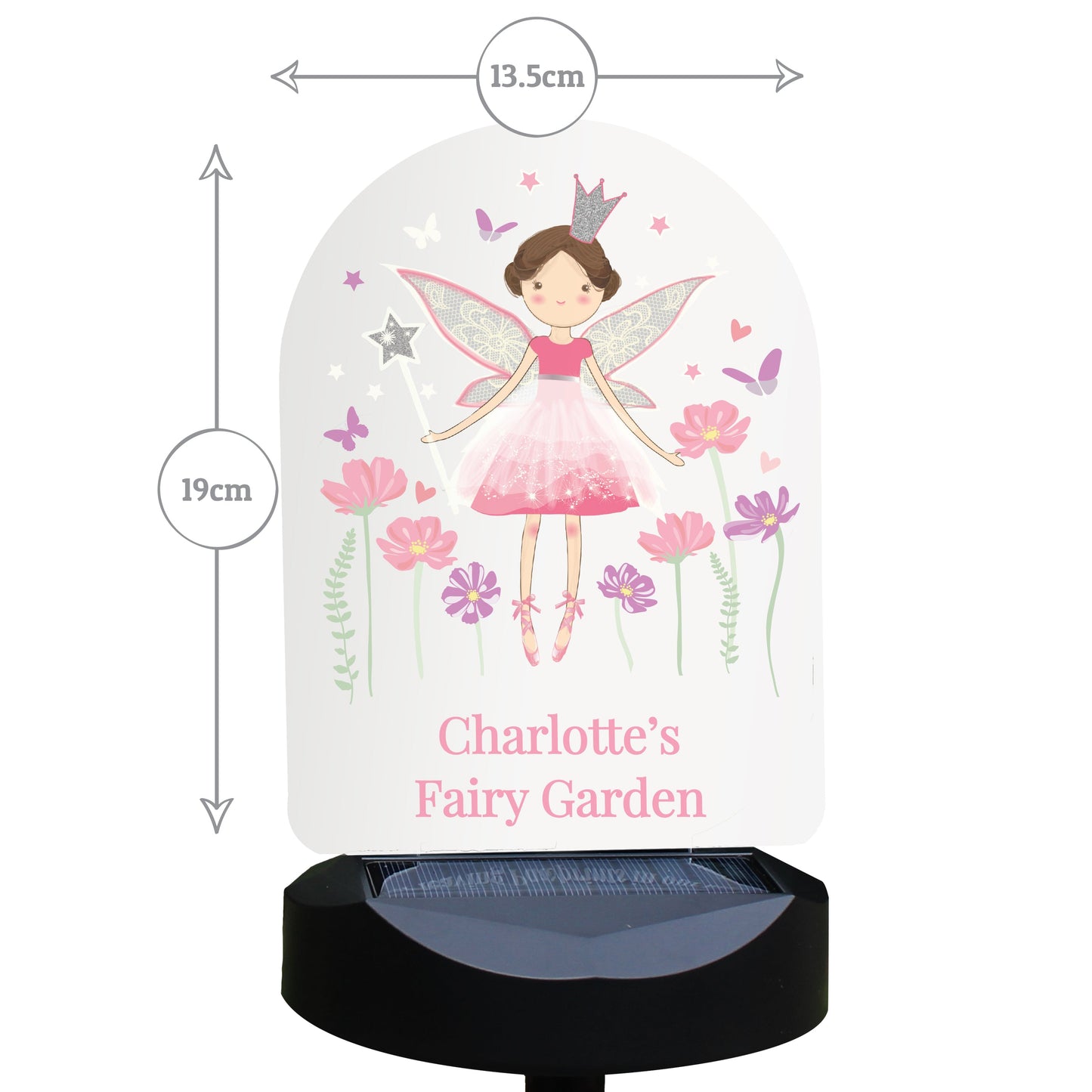 Personalised Fairy Princess Solar Light: 9 - Solar Lights By Gift Moments