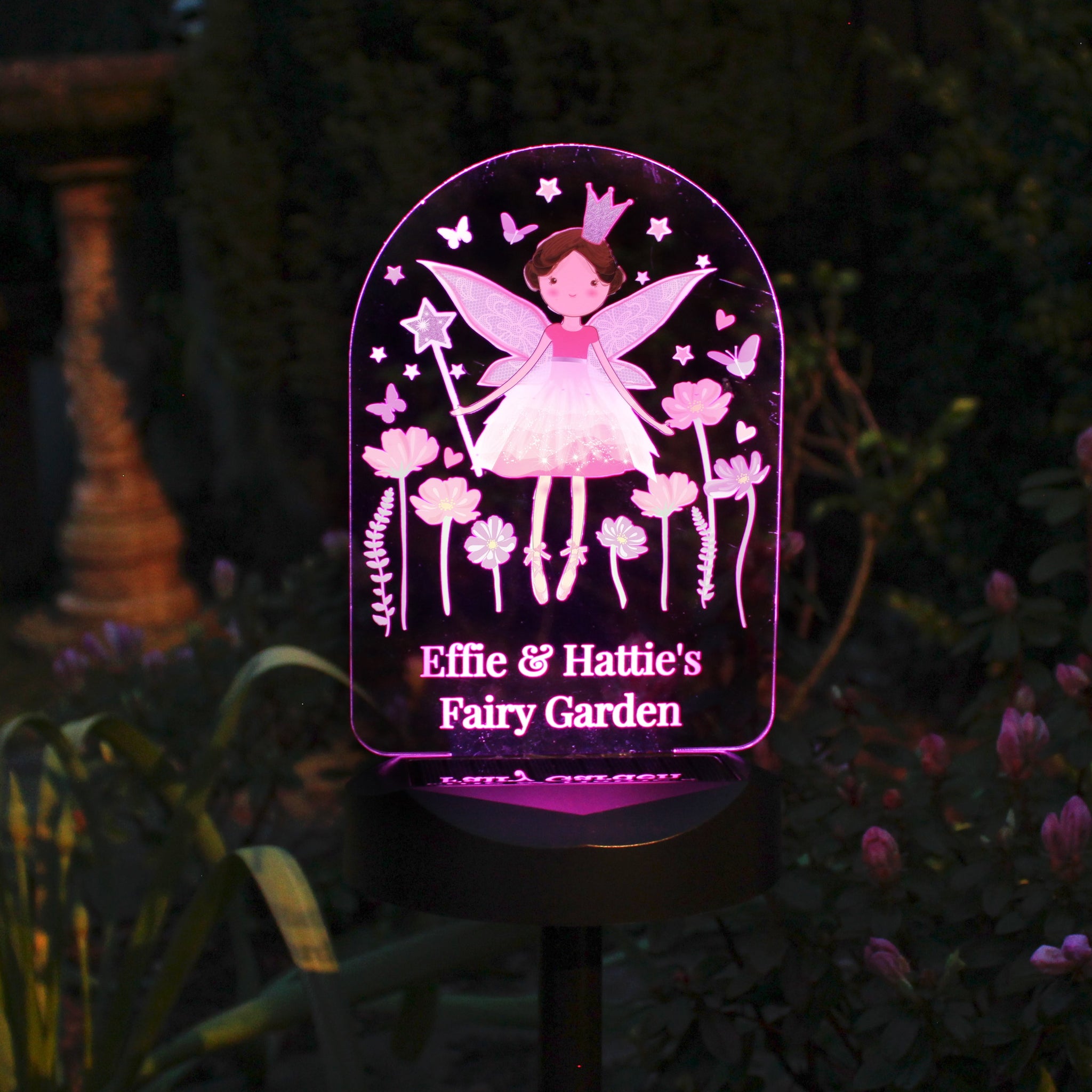 Personalised Fairy Princess Solar Light: 5 - Solar Lights By Gift Moments