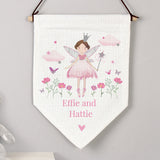 Personalised Fairy Princess Wall Art Banner: 1 - Wall Art By Gift Moments