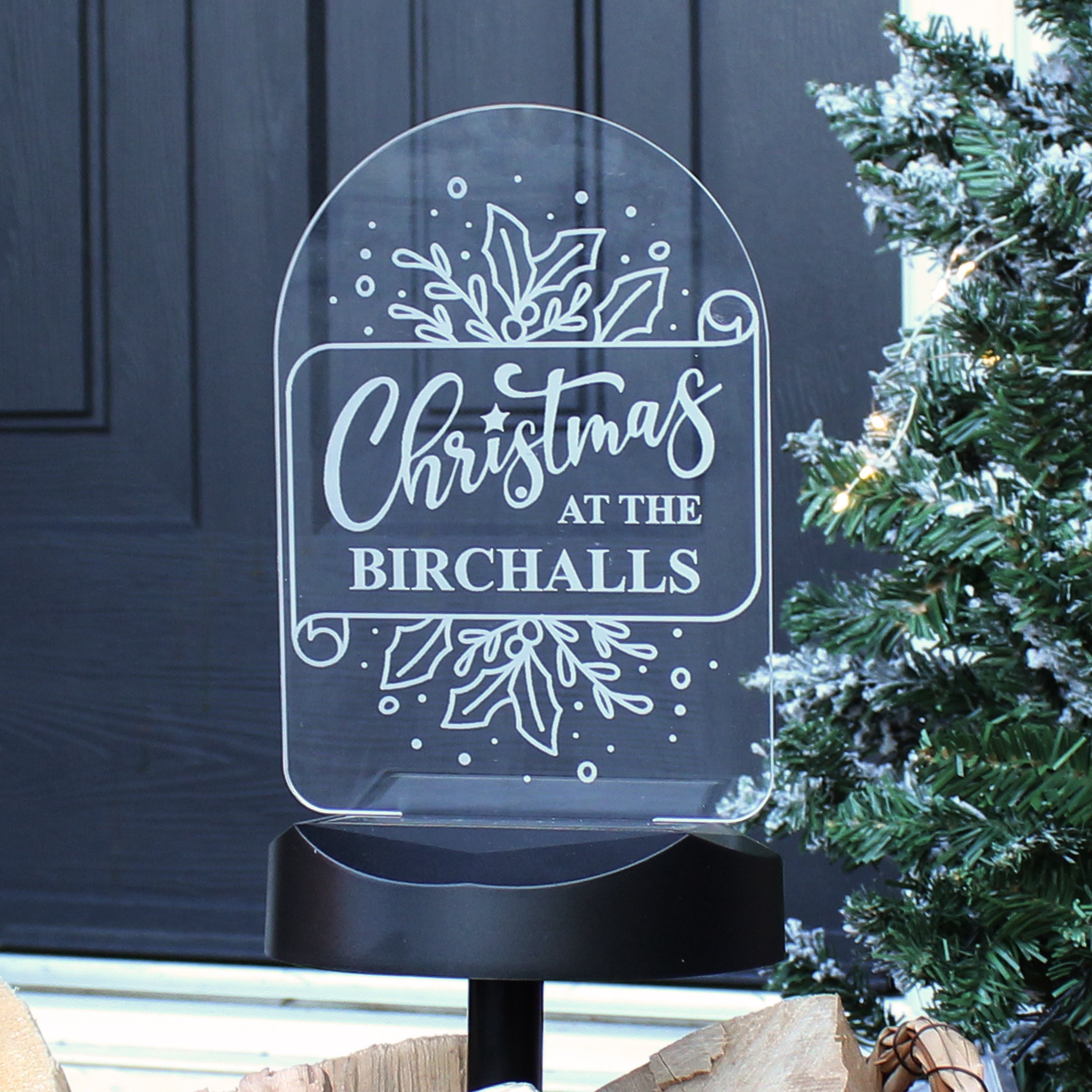 Personalised Family Christmas Outdoor Solar Light - Shop Solar Lights At Gift Moments - 6