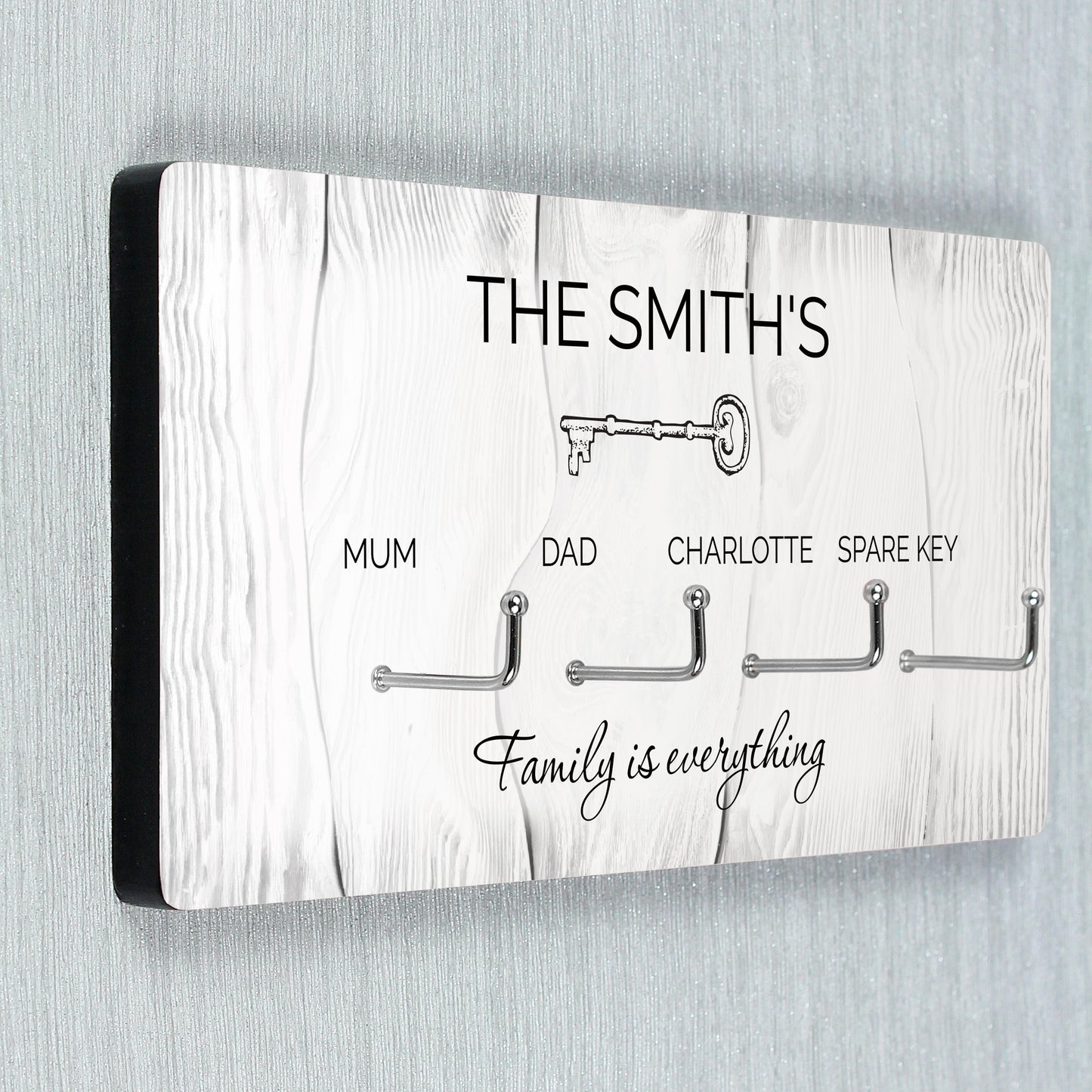 Personalised Family House Key Hooks: 2 - Signs & Plaques By Gift Moments