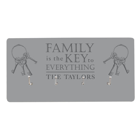 Personalised Family Key Hooks: 3 - Signs & Plaques By Gift Moments