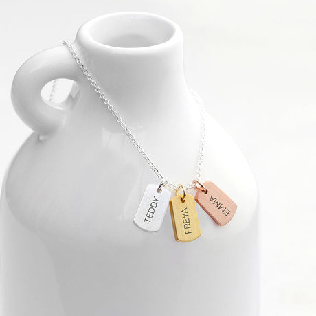Personalised Family Love Necklace: 1 - Necklaces By Gift Moments