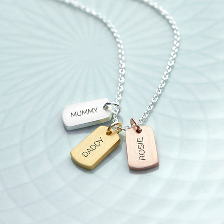 Personalised Family Love Necklace: 2 - Necklaces By Gift Moments