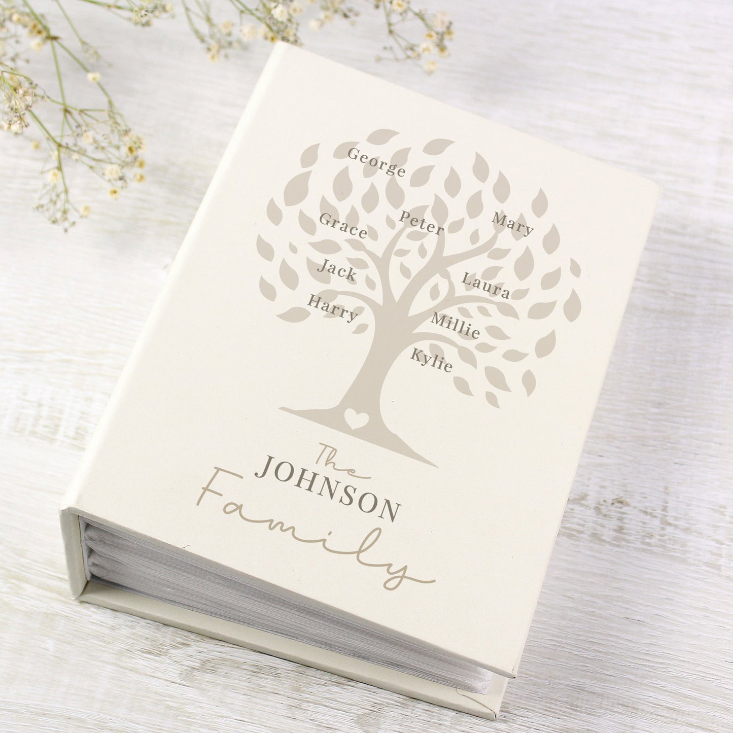 Personalised Family Tree 6x4 Photo Album with Sleeves: 4 - Photo Albums By Gift Moments