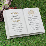 Personalised Family Tree Memorial Resin Book: 3 - Memorials By Gift Moments