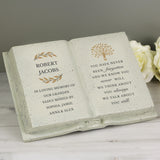 Personalised Family Tree Memorial Resin Book: 2 - Memorials By Gift Moments