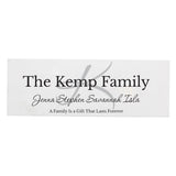Personalised Family Wooden Block Sign: 5 - Signs & Plaques By Gift Moments
