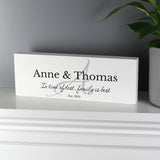 Personalised Family Wooden Block Sign: 4 - Signs & Plaques By Gift Moments