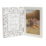 Personalised Family Wooden Hinged 6x4 Photo Frame: 4 - Photo Frames By Gift Moments