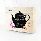 Personalised My Favourite Brews Tea Box Selection: 8 Tea Boxes By Gift Moments