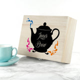 Personalised My Favourite Brews Tea Box Selection: 4 Tea Boxes By Gift Moments