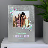 Personalised Festival Style 4x4 Glitter Glass Photo Frame: 3 - Photo Frames By Gift Moments
