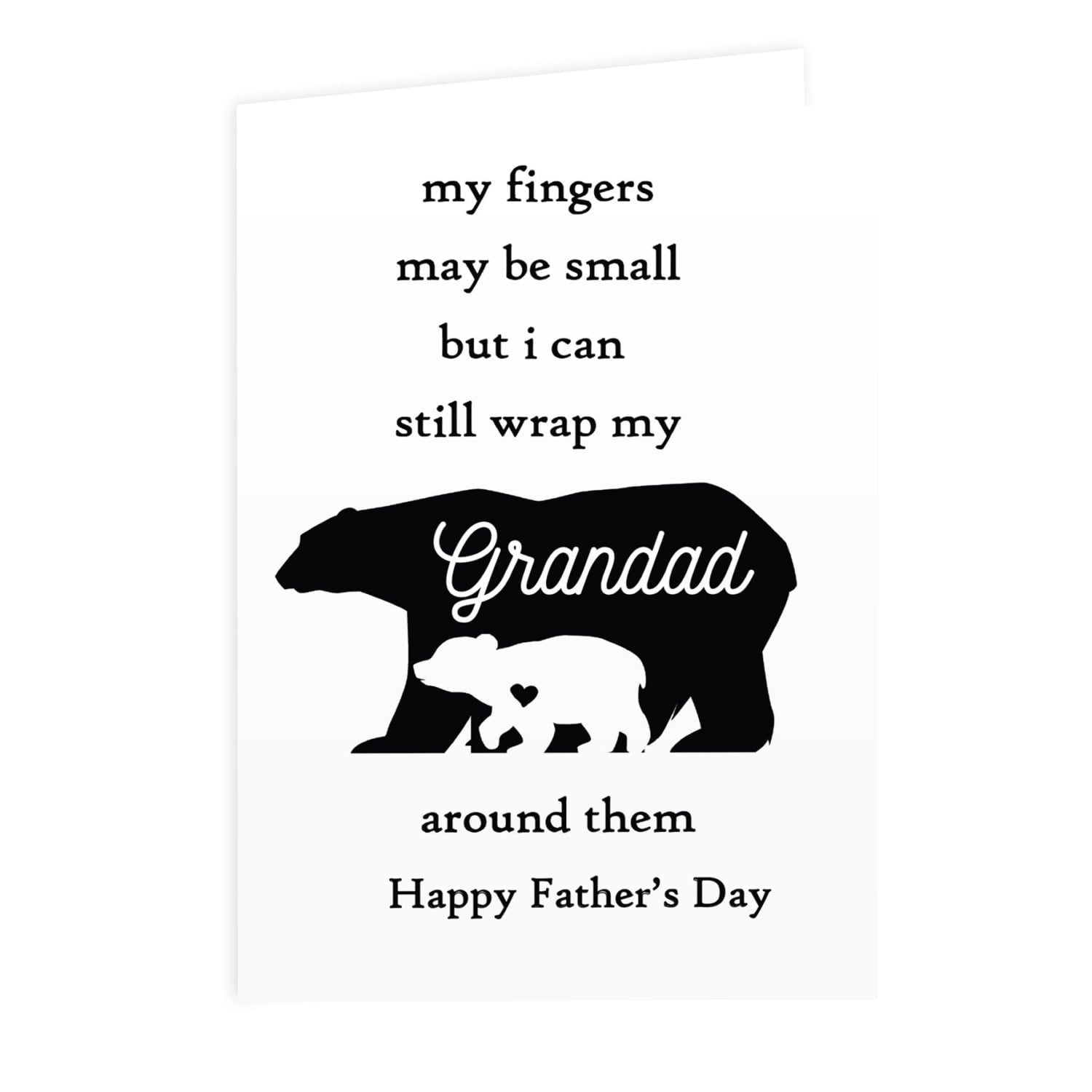 Personalised Fingers may be small Card: 4 - Greeting Cards By Gift Moments