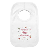 Personalised First Christmas Bib: 4 - Baby Clothing By Gift Moments