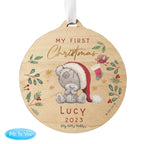 Personalised First Christmas Tiny Tatty Teddy Decoration - Shop Christmas Decorations At Gift Moments - 4