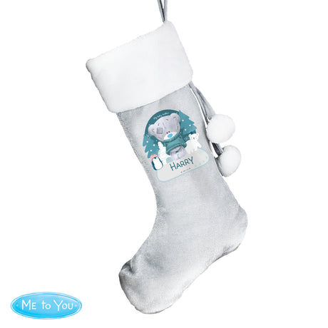 Personalised First Christmas Tiny Tatty Teddy Stocking: 4 - Christmas Stockings By Gift Moments