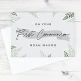 Personalised First Communion Card: 2 - Greeting Cards By Gift Moments