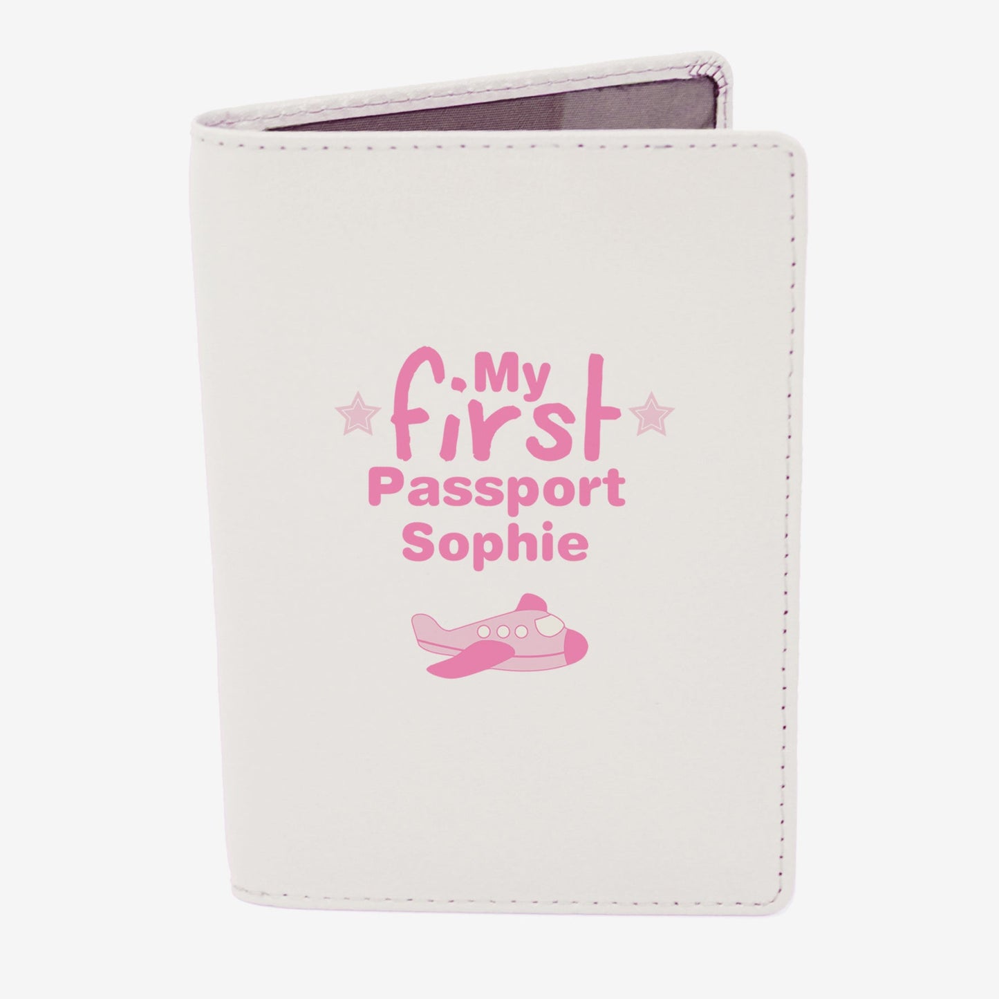 Personalised My First Cream Passport Holder: 2 - Passport Holders By Gift Moments