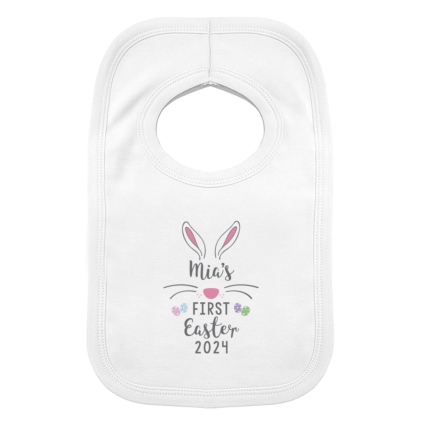 Personalised First Easter Babys Bib: 5 - Baby Clothing By Gift Moments