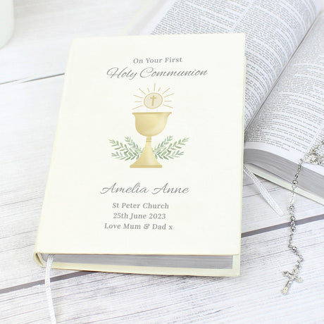 Personalised First Holy Communion Holy Bible - Eco-friendly: 3 - Books By Gift Moments