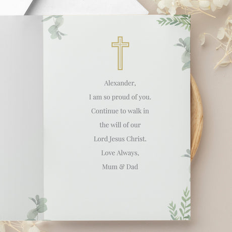 Personalised First Holy Communion Card: 4 - Greeting Cards By Gift Moments