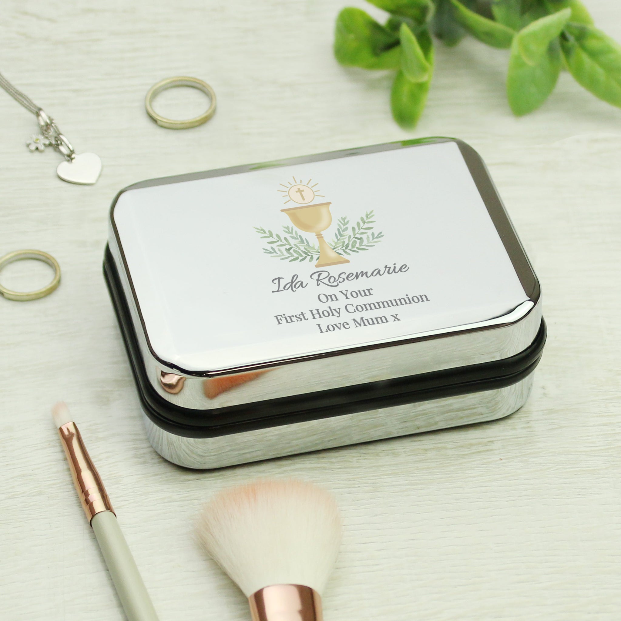 Personalised First Holy Communion Necklace Gift Box: 3 - Necklaces By Gift Moments