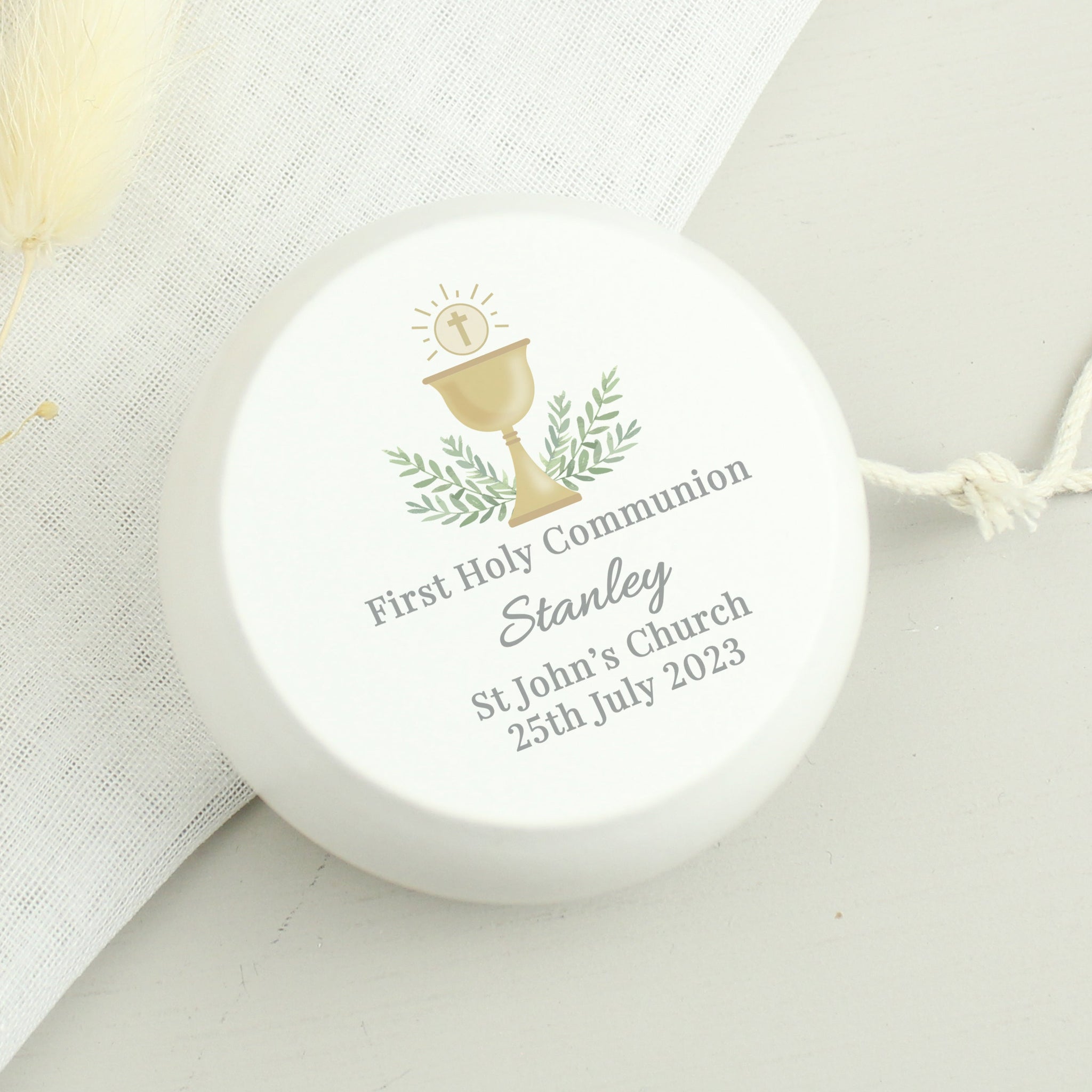 Personalised First Holy Communion Wooden Yoyo: 4 - Toys By Gift Moments