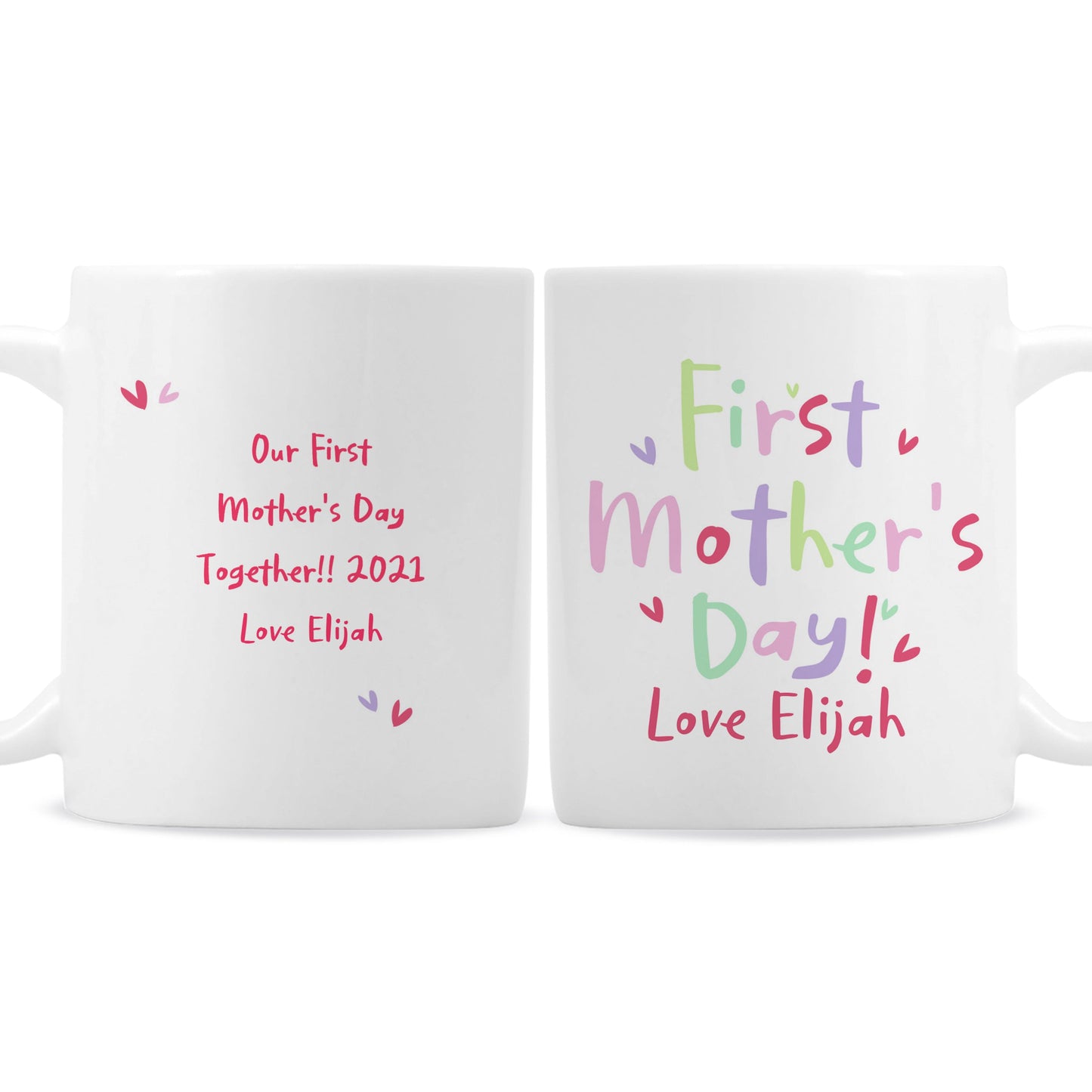 Personalised First Mother’s Day Mug: 2 - Mugs By Gift Moments