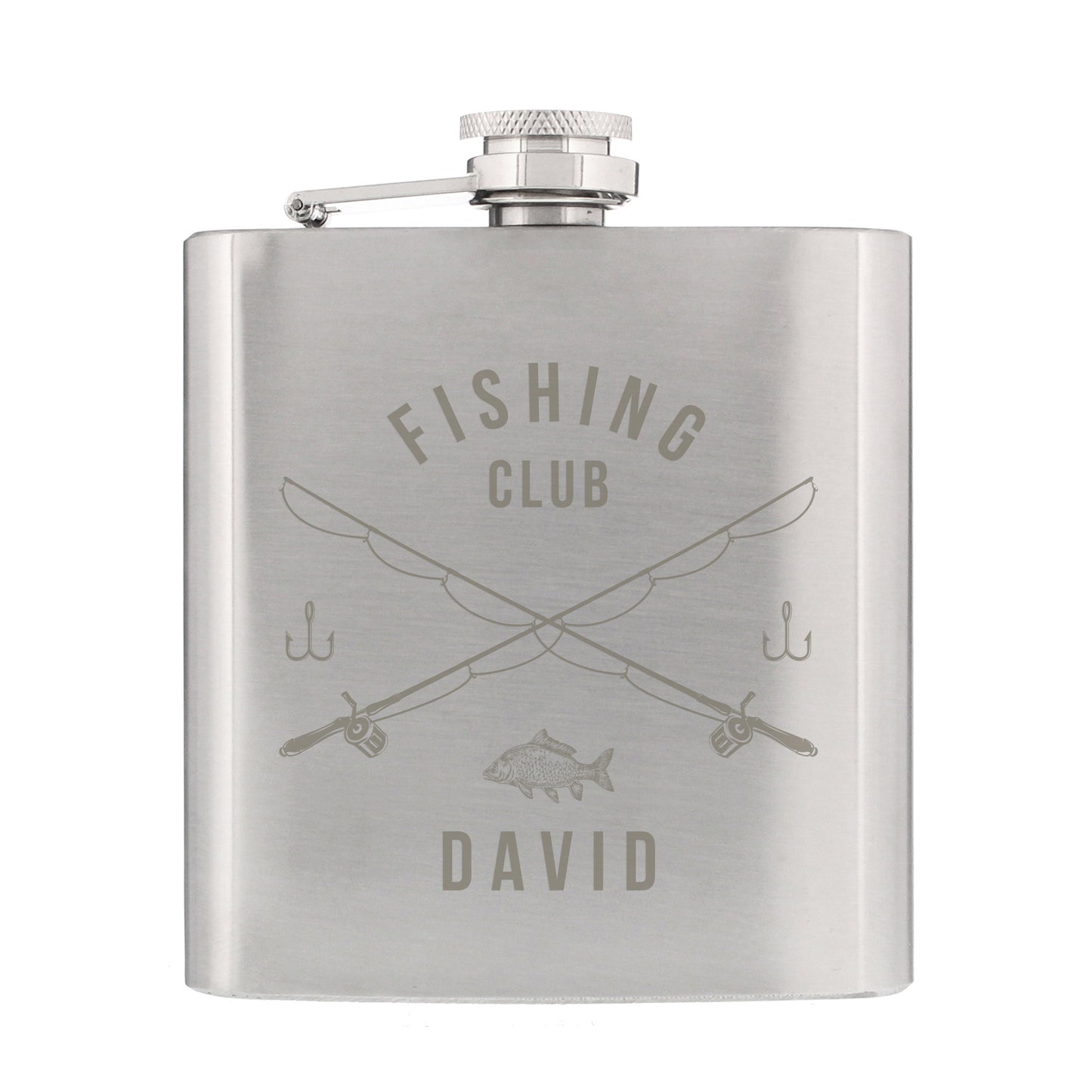 Personalised Fishing Hip Flask: 5 - Hip Flasks By Gift Moments