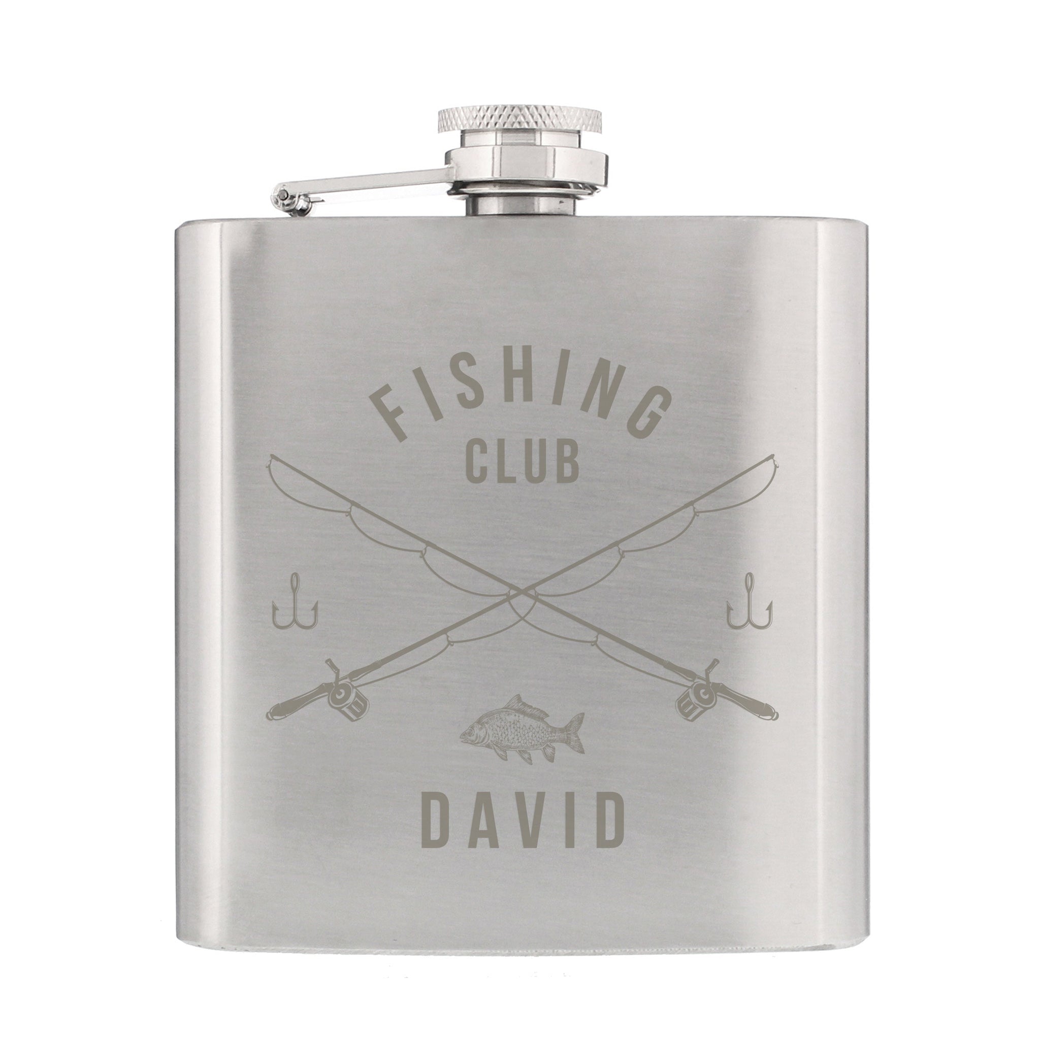 Personalised Fishing Hip Flask: 5 - Hip Flasks By Gift Moments