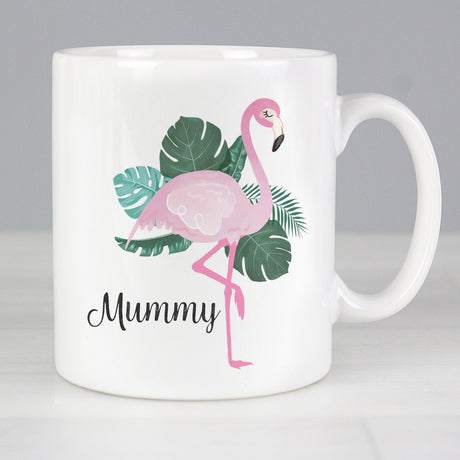 Personalised Flamingo Mug: 1 - Mugs By Gift Moments