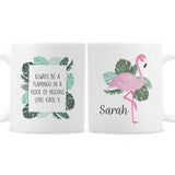 Personalised Flamingo Mug: 3 - Mugs By Gift Moments