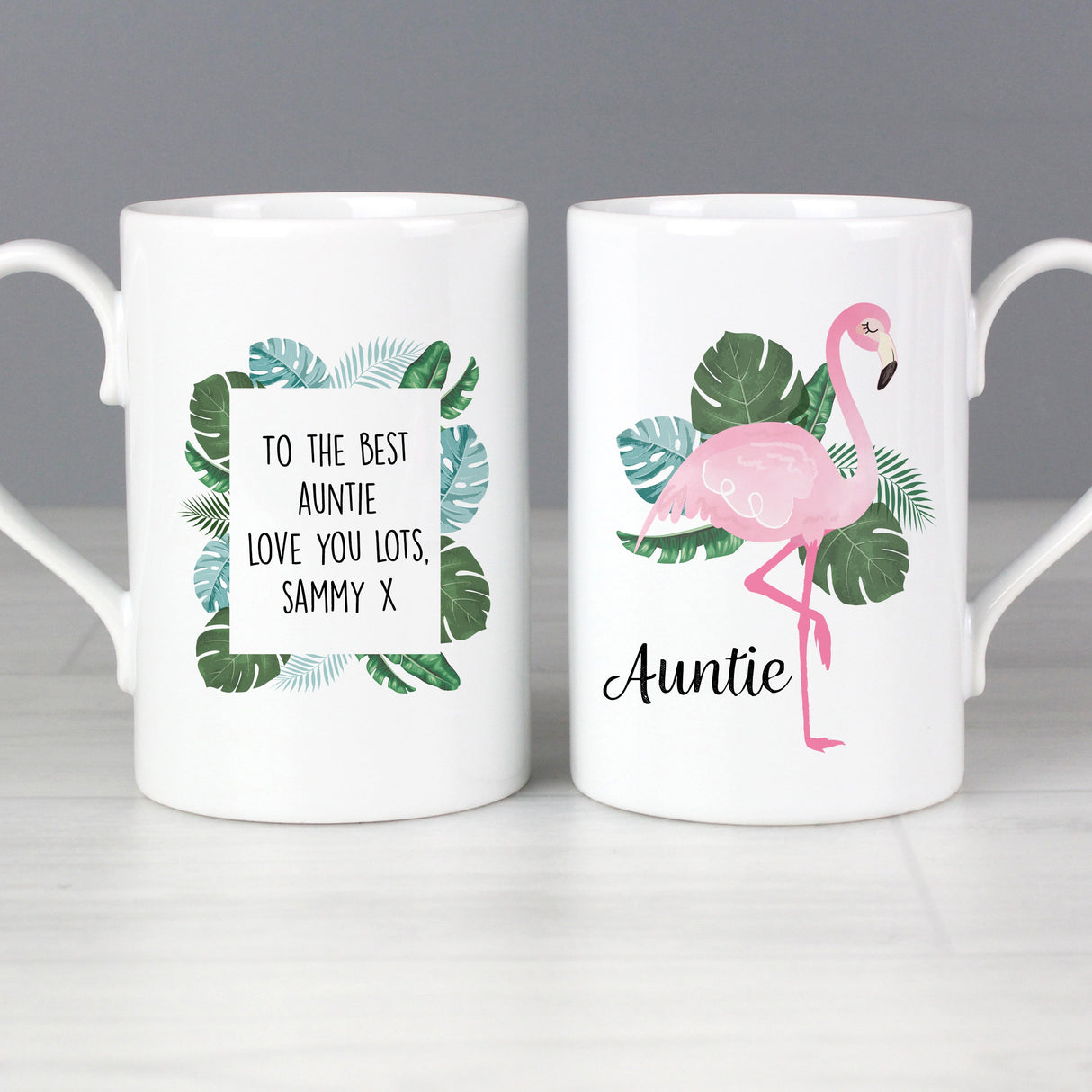 Personalised Flamingo Mug: 5 - Mugs By Gift Moments