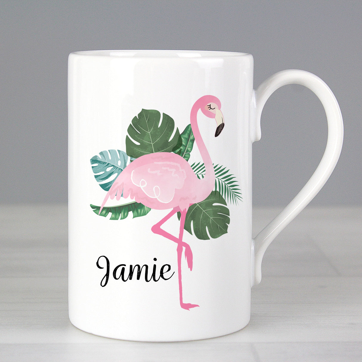 Personalised Flamingo Mug: 4 - Mugs By Gift Moments