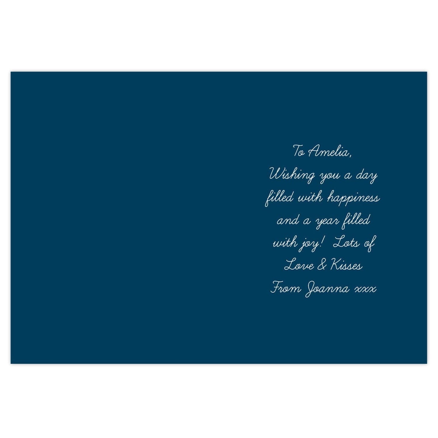 Personalised Floral Age Birthday Card: 4 - Greeting Cards By Gift Moments