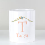 Personalised Floral Bouquet Ceramic Storage Pot: 4 - Storage By Gift Moments