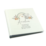 Personalised Floral Elephant Square Photo Album: 5 - Photo Albums By Gift Moments
